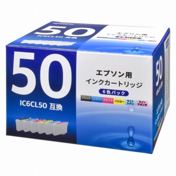 エプソン互換 IC6CL50 染料6色 [品番]01-2970