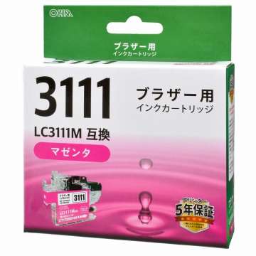 ブラザー互換 LC3111 染料マゼンタ [品番]01-3873