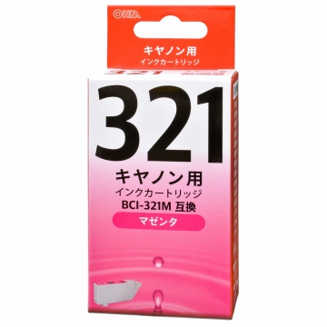 キヤノン互換 BCI-321M 染料マゼンタ [品番]01-4148