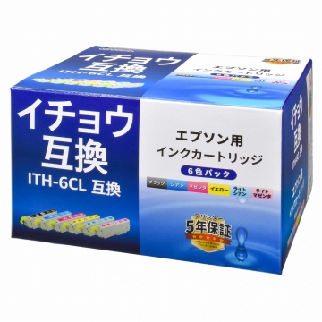 エプソン互換 イチョウ 6色パック [品番]01-4307