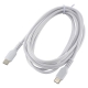 AudioComm PD対応 USB-C to USB-C 2m ホワイト [品番]01-7330