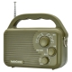 AudioComm AM/FMアウトドアラジオ [品番]03-0988