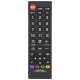 AudioCommテレビ専用 シンプルリモコン 黒 [品番]03-2706