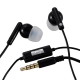 AudioCommステレオイヤホン 黒 [品番]03-2872