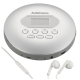 AudioComm ポータブルCDプレーヤー シルバー [品番]03-5090