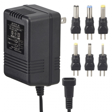 AudioComm ACアダプター DC3V対応 変換プラグ6種付き トランス式 [品番]03-6177