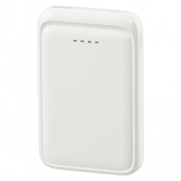 SmartComm モバイルバッテリー 5000mAh ホイップクリーム [品番]05-0800