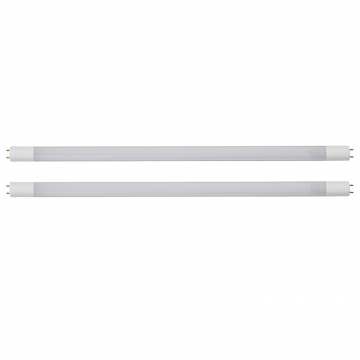 直管LEDランプ 20形相当 G13 昼白色 グロースタータ器具専用 片側給電仕様 2本入 [品番]06-0917