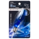 LEDシャンデリア形装飾用/C32/E17/1.2W/1lm/クリア青色 [品番]06-4656