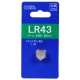 アルカリボタン電池 LR43 1.5V [品番]07-3686