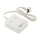 2個口タップ PD対応30W 1m 白 [品番]00-1081