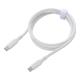 AudioComm なめらかケーブル USB-C to C 1m ホワイト [品番]01-7338