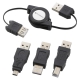 PCGEAR USBケーブル変換コネクターセット [品番]01-4378