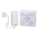 monban CUBE II ワイヤレスチャイムセット 扉センサー送信機+光フラッシュ電池式受信機 [品番]08-1906