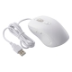 PCGEAR 進む／戻るボタン付光学式マウス Mサイズ ホワイト [品番]01-3669