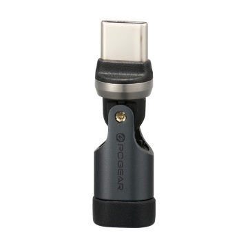 PCGEAR USB Type-C回転変換コネクター [品番]01-4379