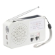 AudioComm ソーラー手回しラジオライト [品番]03-5599