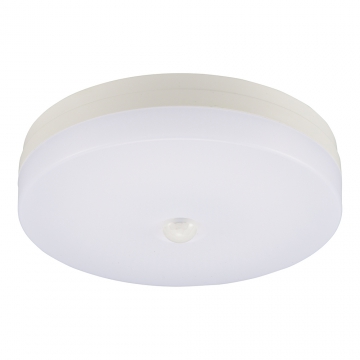 センサー付ミニLEDシーリングライト 100形 1520ルーメン 昼光色 [品番]06-5636