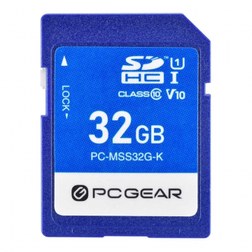 PCGEAR SDメモリーカード 32GB [品番]01-3939