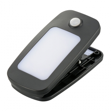 E-Bright センサークリップライト ソーラー 400ルーメン [品番]06-4956